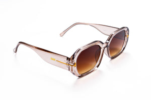 Ajadi Square Frame Sunglasses in Brown