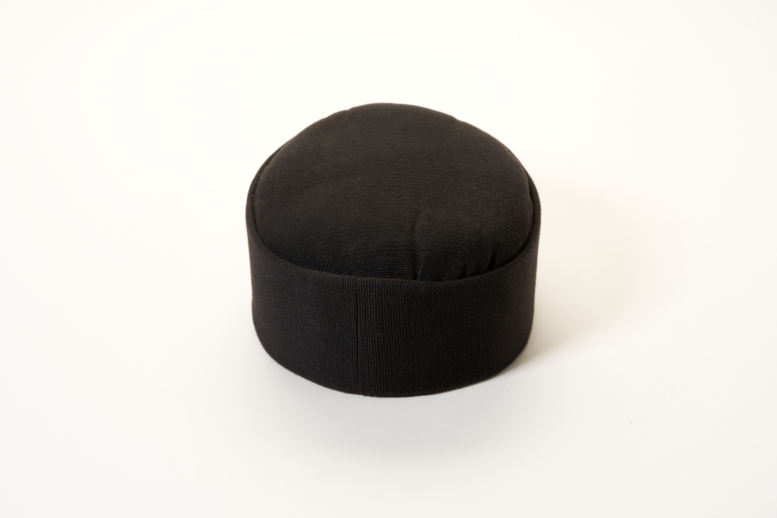 Traditional Hand Woven Cotton Awolowo Fila Hat in Black