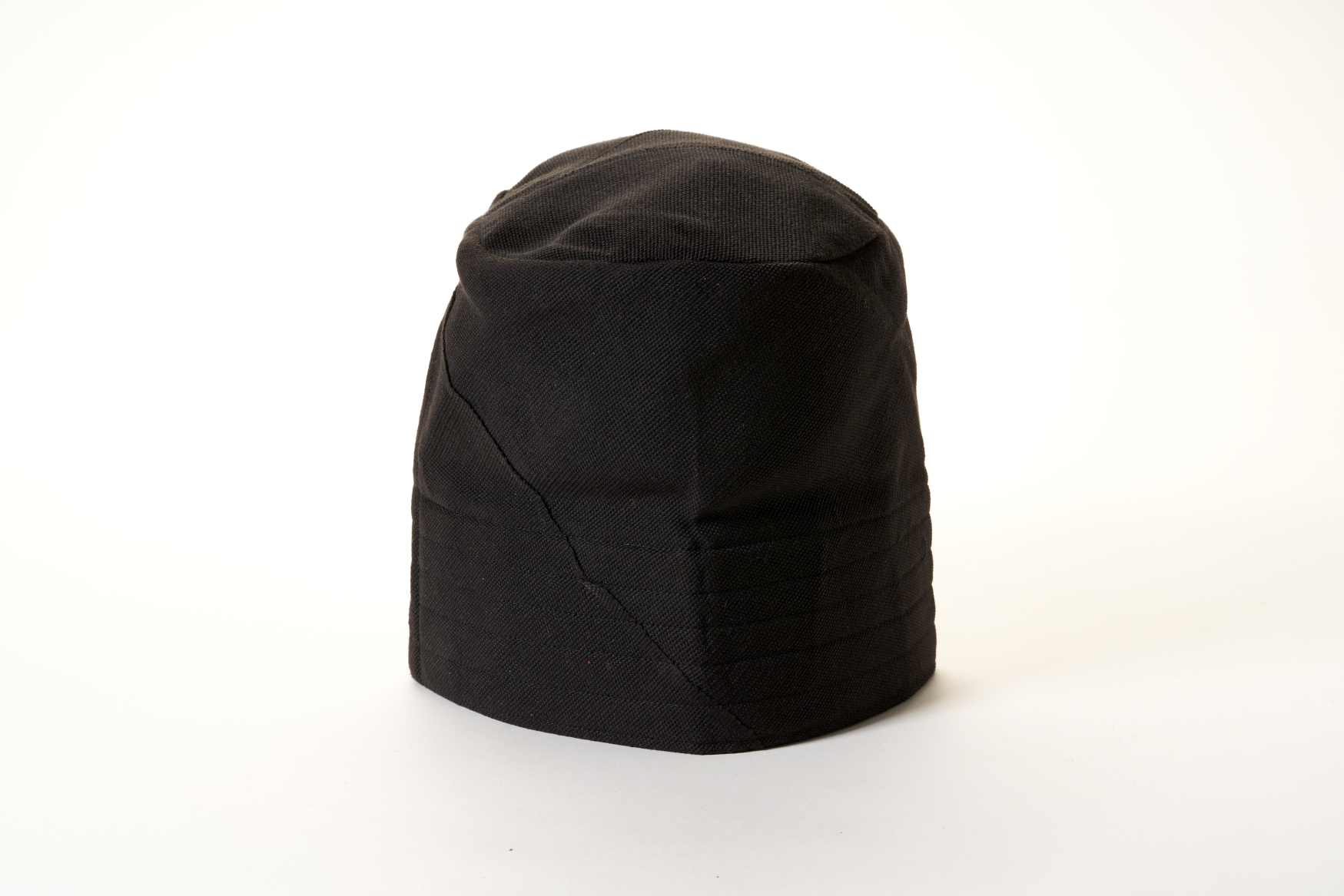Traditional Hand Woven Cotton Gobi Fila Hat in Black