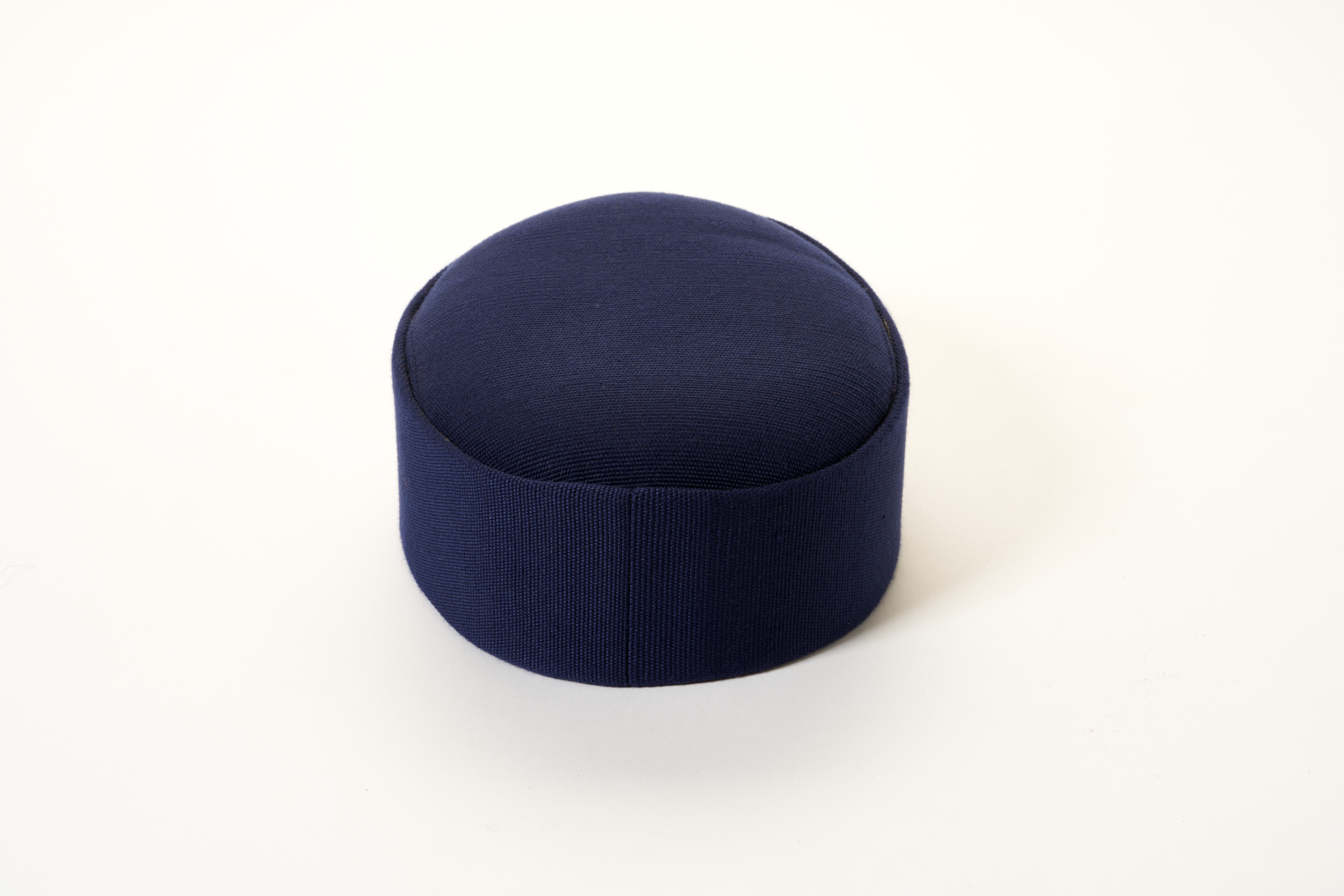 Traditional Hand Woven Cotton Awolowo Fila Hat in Navy
