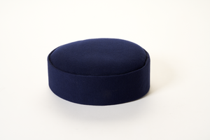 Traditional Hand Woven Cotton Awolowo Fila Hat in Navy