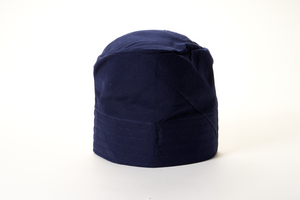 Traditional Hand Woven Cotton Gobi Fila Hat in Navy