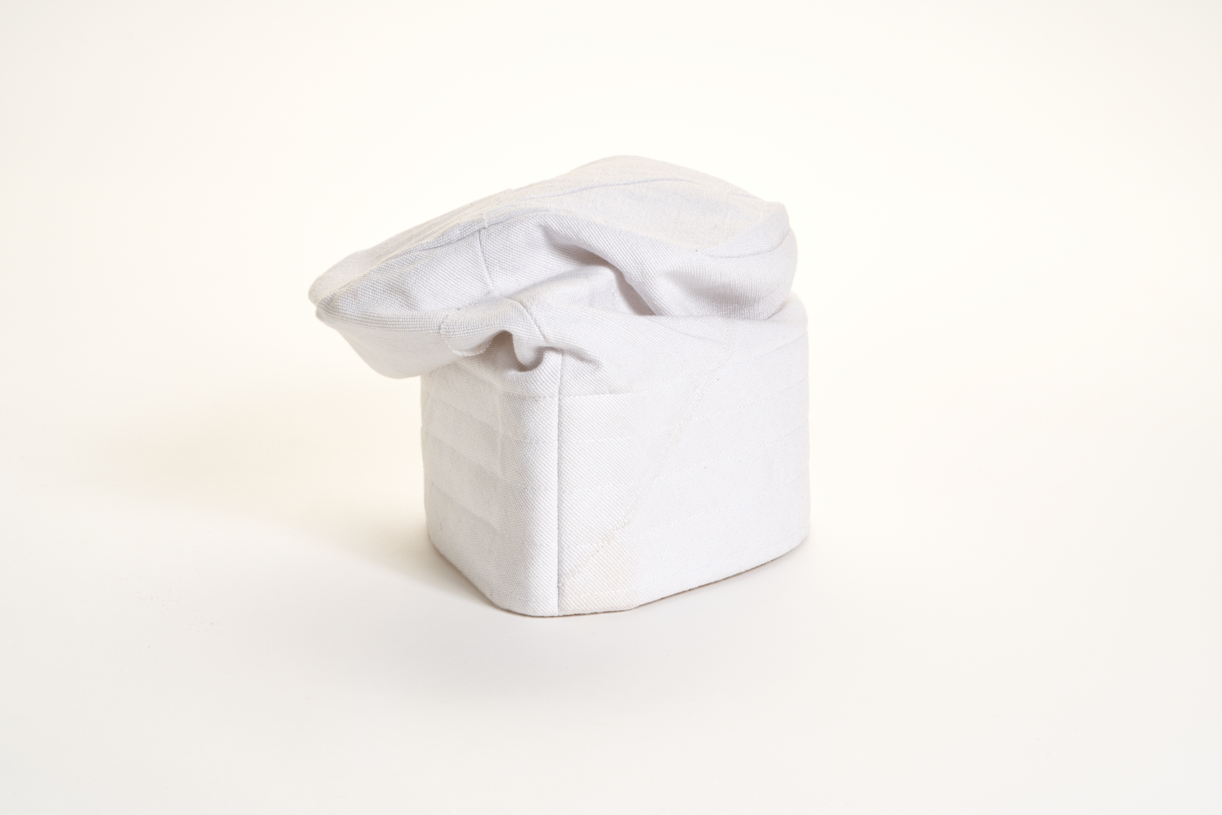 Traditional Hand Woven Cotton Gobi Fila Hat in White